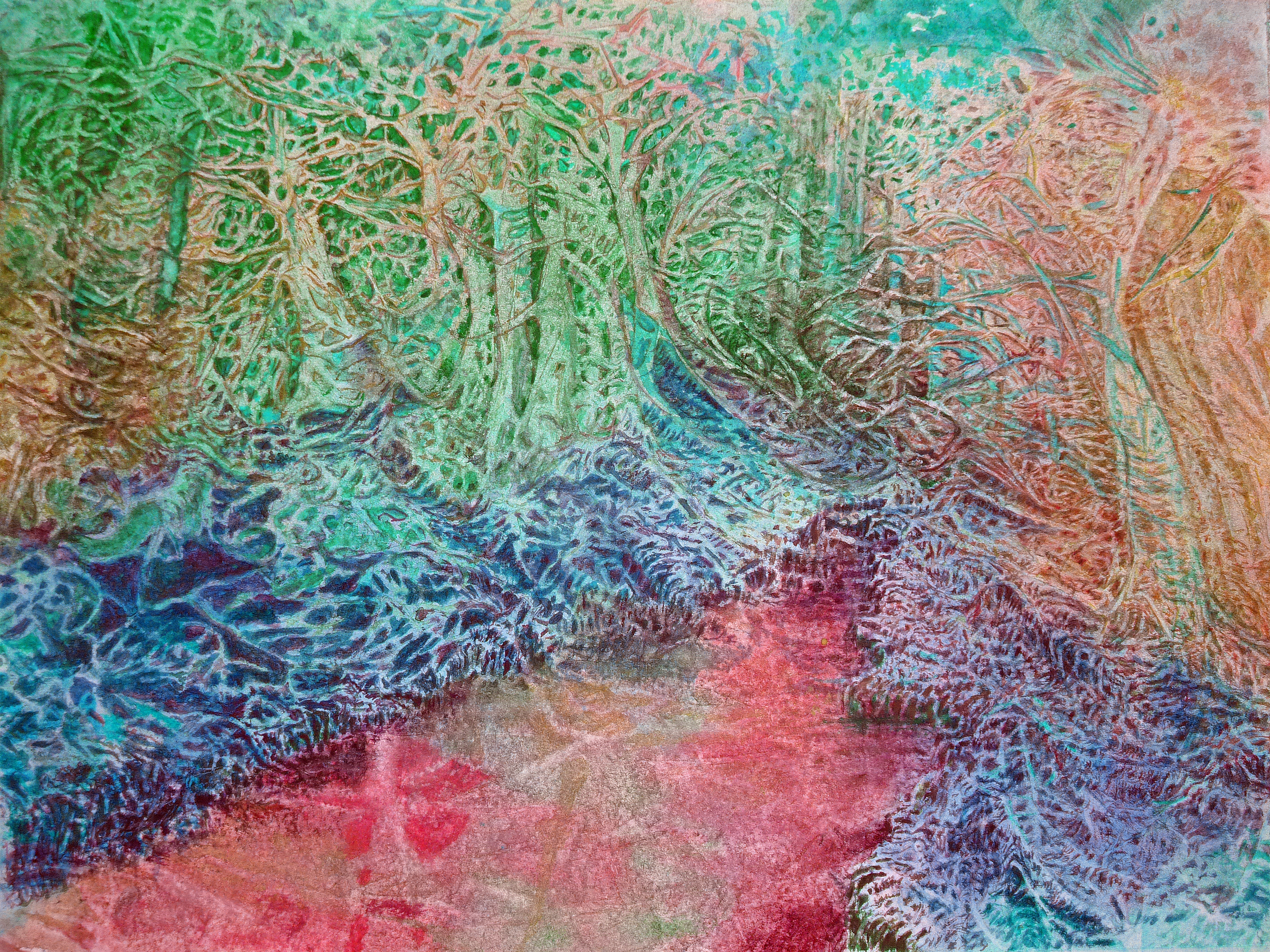 Abstract stream, Pembrokeshire